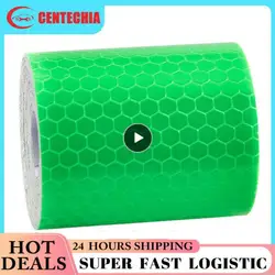 1PCS 5cmx3m Cinta Reflectante Reflective Fabric Reflector Reflex Adhesiva Auto Car Film Crystal Honeycomb 30 Mm