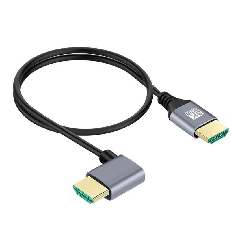 8K HDMI Cable Male to Male 90 degree Left/Right/UP/Down Angle for HD TV Laptop Projector PS4 PS5