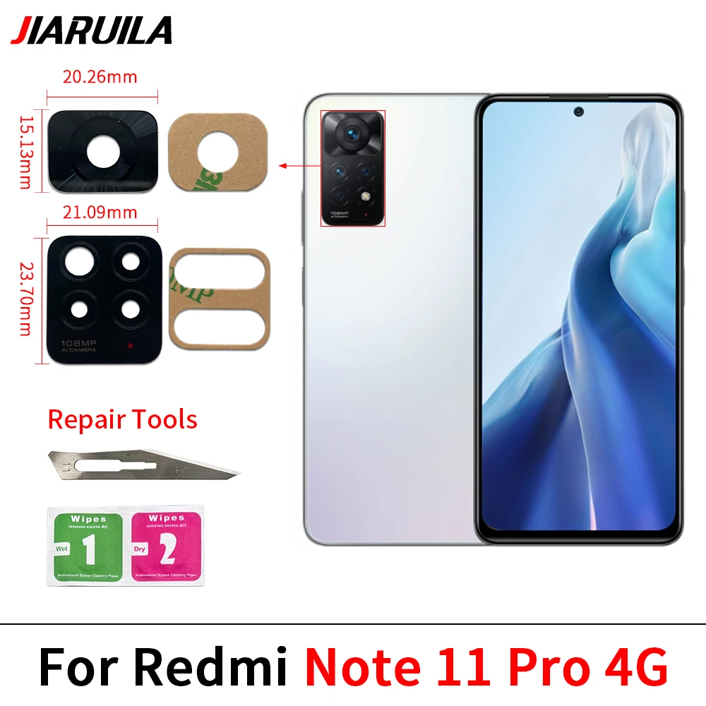 Premium Rear Camera Glass Lens Cover with Adhesive