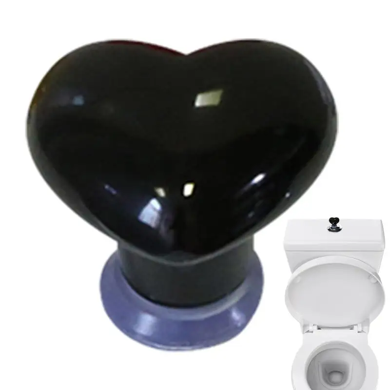 Toilet Tank Button Pusher Portable Multicolor Heart Shaped Flush Toilet  Water Tank Button household Durable Toilet Push Switch - AliExpress