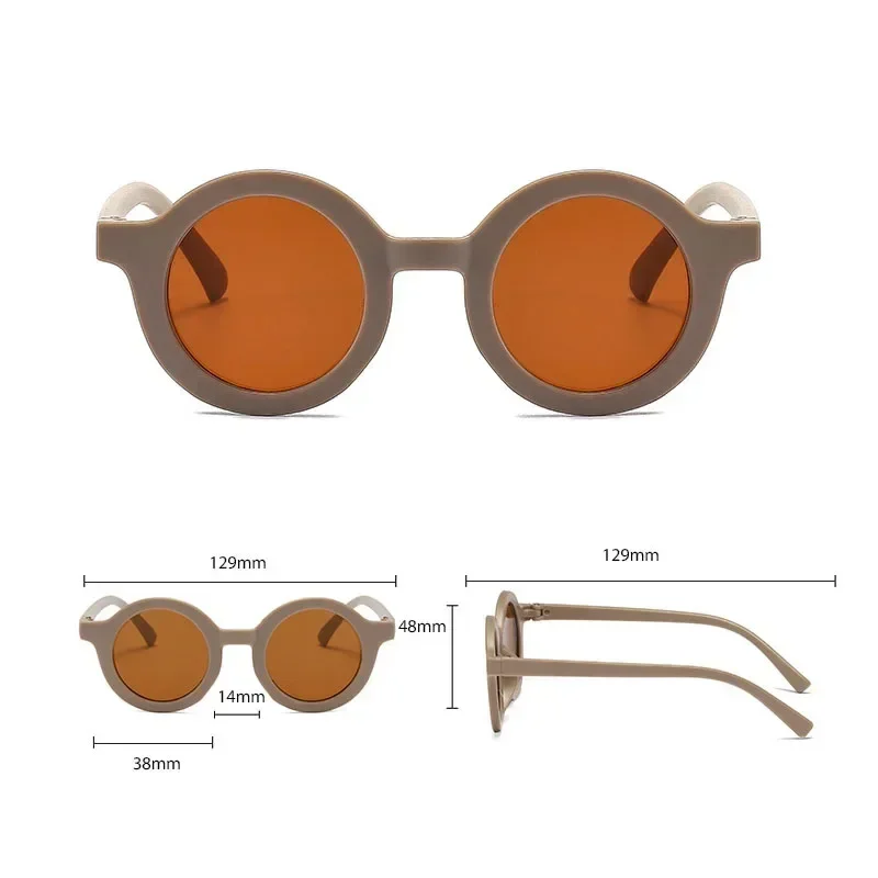 Kids Sunglasses Children Cute Cartoon Small Frame Sunglasses Kids Round Glasses Baby Fashion Colors Sunglasses Boys Girls Sun Protection Eyewear