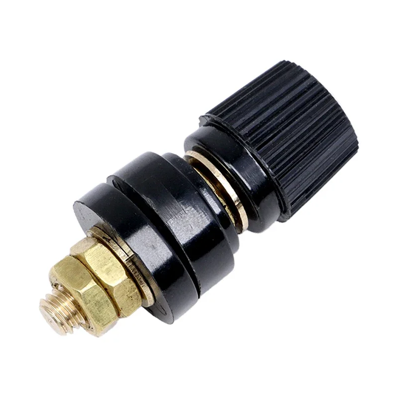 Battery Terminal Black+Red Set M5 M6 M8 M10 Weld Inverter Clamp Power Supply Splice Connector Wire Binding Post Thread Screw