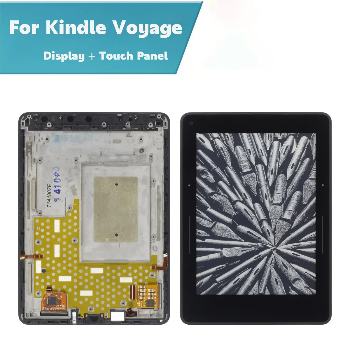 Touch Screen Digitador para Kindle Voyage Eink Display Peças de Reposição Originais em