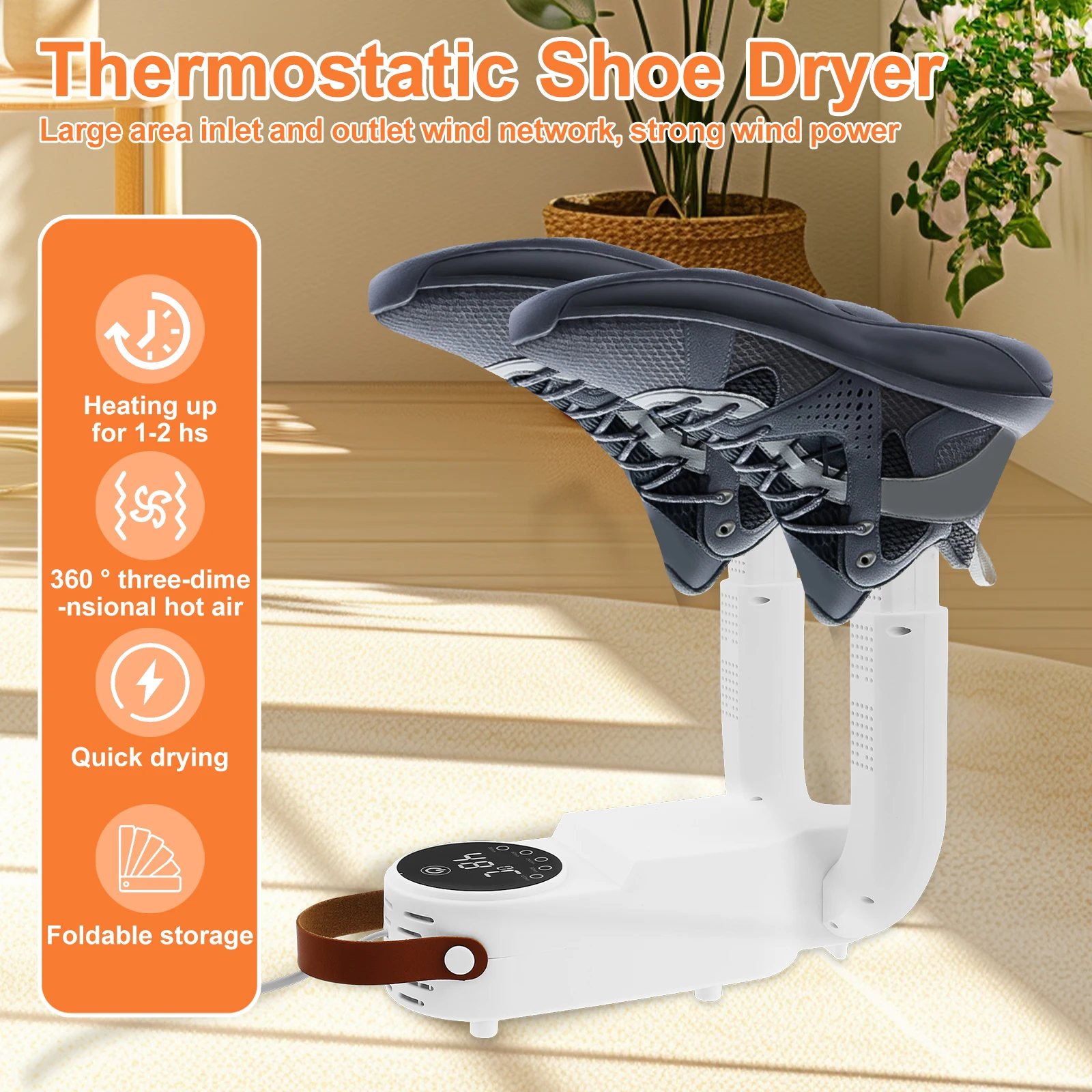 Portable Electric Shoes Dryer Telescopic Boot Warmer Foldable Smart Heater Fast Drying Deodorizer Multifunction Socks Dryer