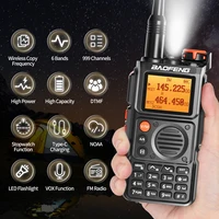 Baofeng UV-K6 Long Range Walkie Talkie Full Band Wireless Copy Frequency Type-C Charge UHF VHF Amateur Two Way Radio For Camping 2