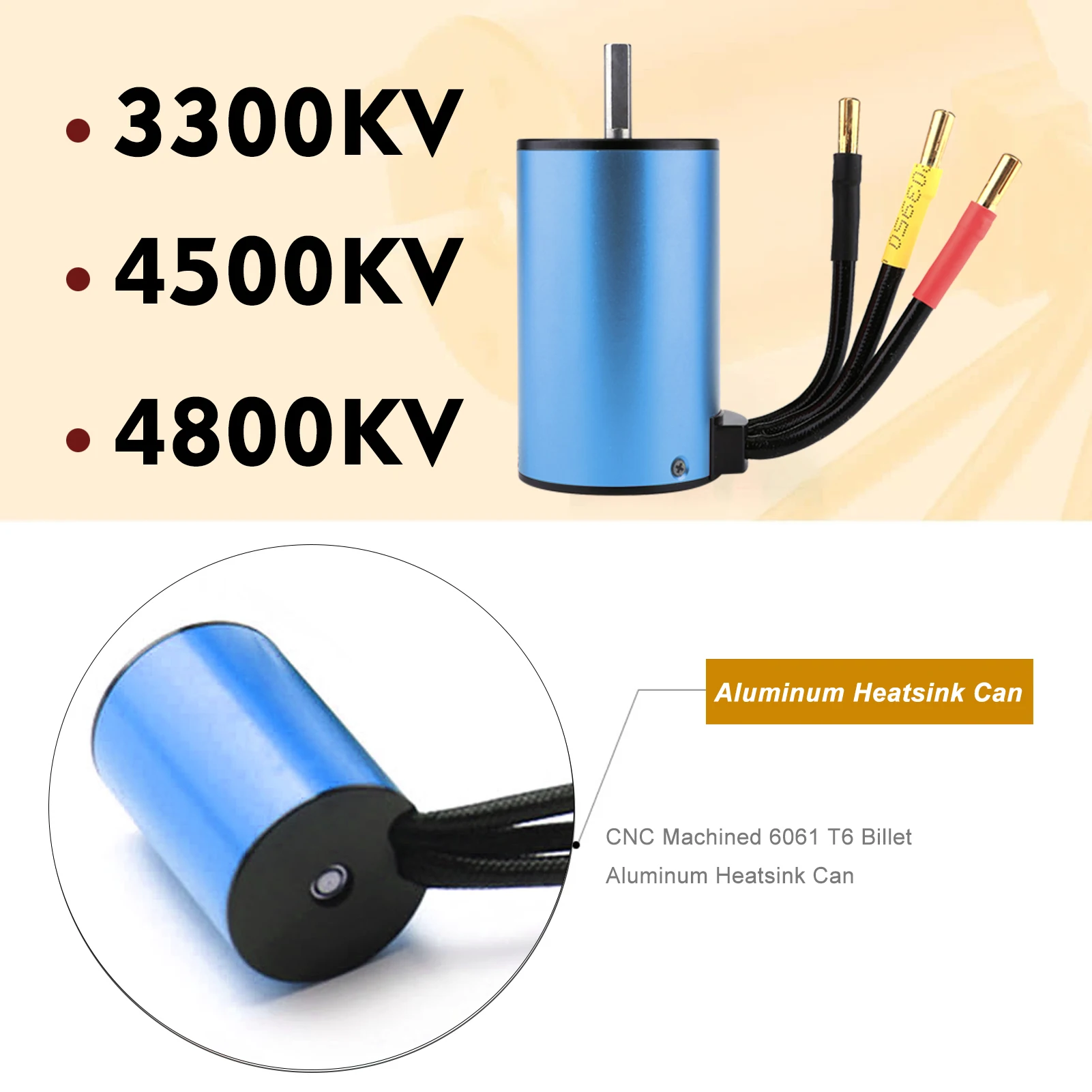 2435 4500KV 브러시리스 모터 및 HSP 1/16 1/18 원격 제어 트럭 자동차 모터용 25A ESC 프로그래밍 카드 교체