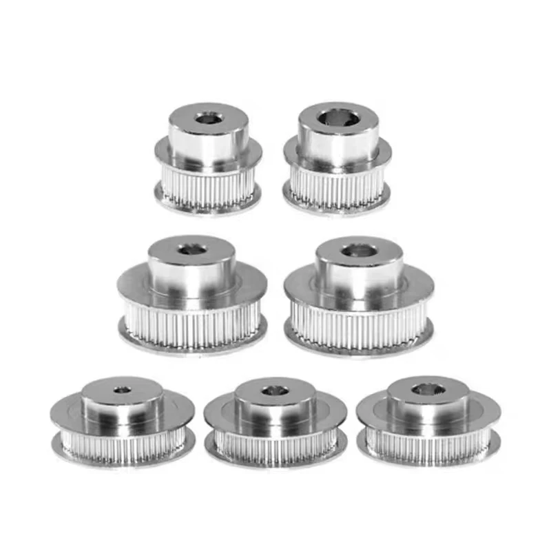 타이밍 도르래 치아 보어, 2GT, 54T, 56T, 58T, 5/6/6.35/8/10/12/12. 동기 휠 너비 7mm, 14mm, 15mm, GT2