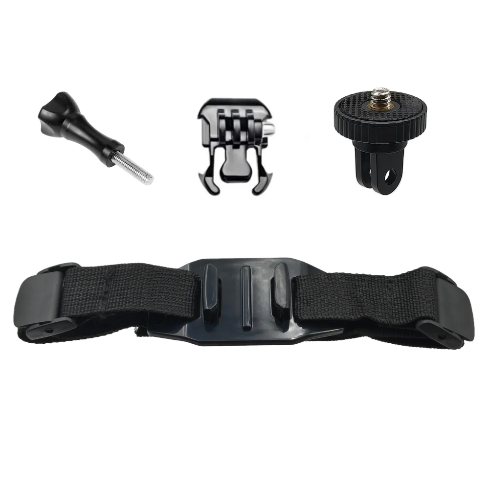 Helmriemen-Halterung für GoPro Hero 13 12 11 10 9 8 7 5 Insta360 SJCAM AKASO DJI Osmo Action-Kamera Zubehör – Detail 7