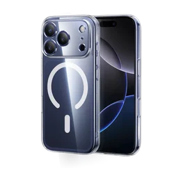 UGREEN Magnetic Shockproof Case with Magsafe Compatibility for iPhone 18 17 Pro (Clear)
