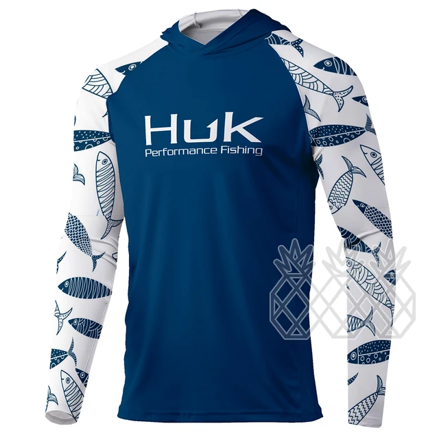 HUK Fishing Shirts Long Sleeve Performance UPF50 Sun Protection Sweatshirt  Outdoor Men Sports Breathable Fishing Hoodie T-Shirts - AliExpress