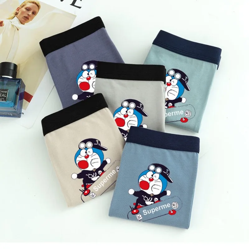 Doraemon Cartoon Boxer Shorts – Cute & Comfy Breathable Underwear