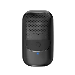 Compact Clip - On Bluetooth Speaker with Built - in ENC Mic for Hands - Free Calls and Outdoor Activities (Black)
