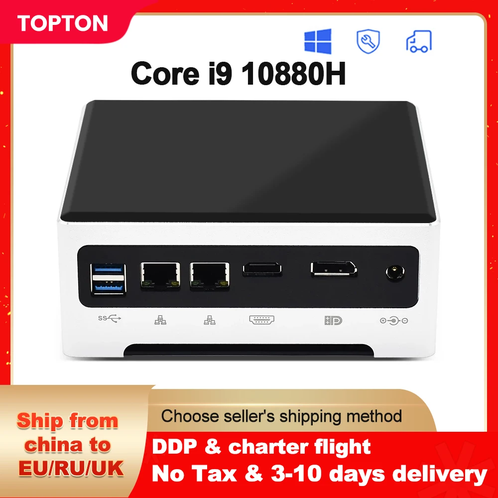 2022 дешевый мини-ПК 10-го поколения Intel Core i9 10980HK i7-1165G7 2 * M.2 NVME SSD Windows 10 Pro игровой