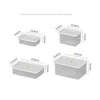 Fruits Meat Preservation Food Storage Box Portable Food Grade Fridge Organizer Container Transparent 6