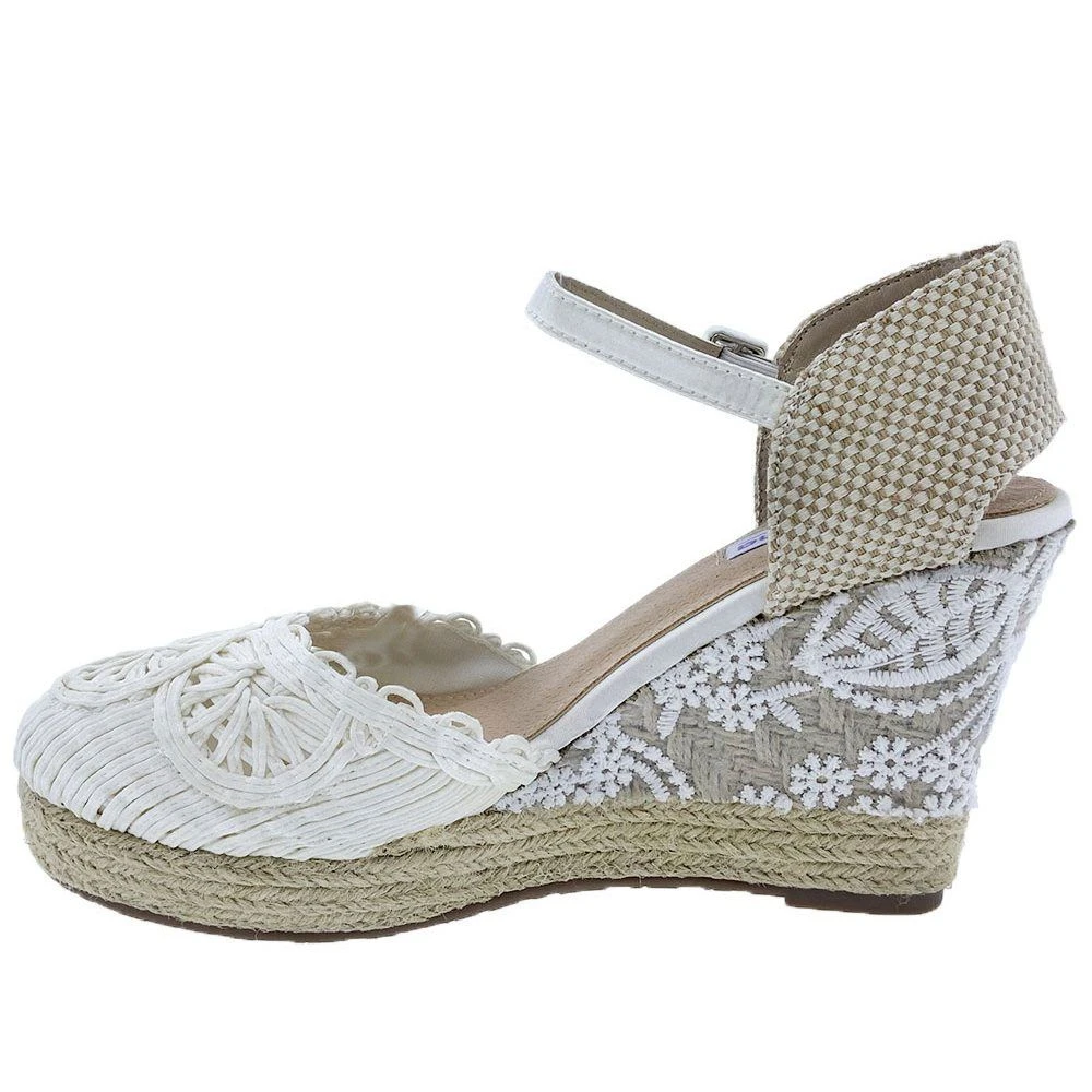 Alpargata de Cuña Mujer, Marca Mandarina Modelo EVA Blanco, Zapatillas Esparto Mujer, Calzado para Boda, Zapatos de Novia, Cuñas Esparto, Espardeñas Cuña 9cm Cubierta Alpargata Boda, Sandalias Verano Mujer 2022| | - AliExpress