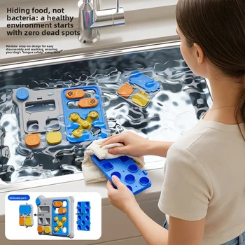 Pet Puzzle Feeder Toy: Interactive treat dispenser designed for IQ training, perfect for small to medium dogs, new arrival. 4