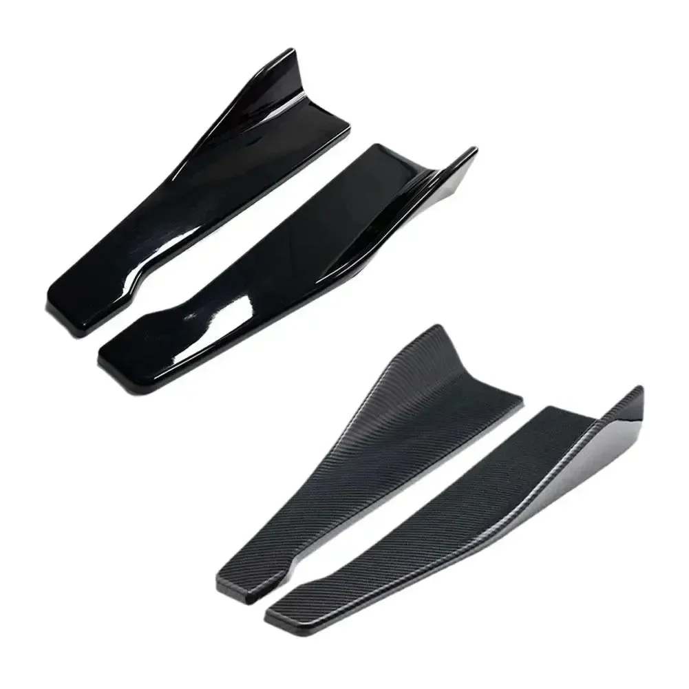Universal Car Front Rear Bumper Strip Lip Spoiler Diffuser Splitter Scratch Protector 48CM Length For Audi BMW HONDA Toyota Car Bumper Spoiler Bumper Lip Bumper Strip Bumper Lip Decoration Car Rear Bumper Lip Car Side Spoiler Bumper Protector