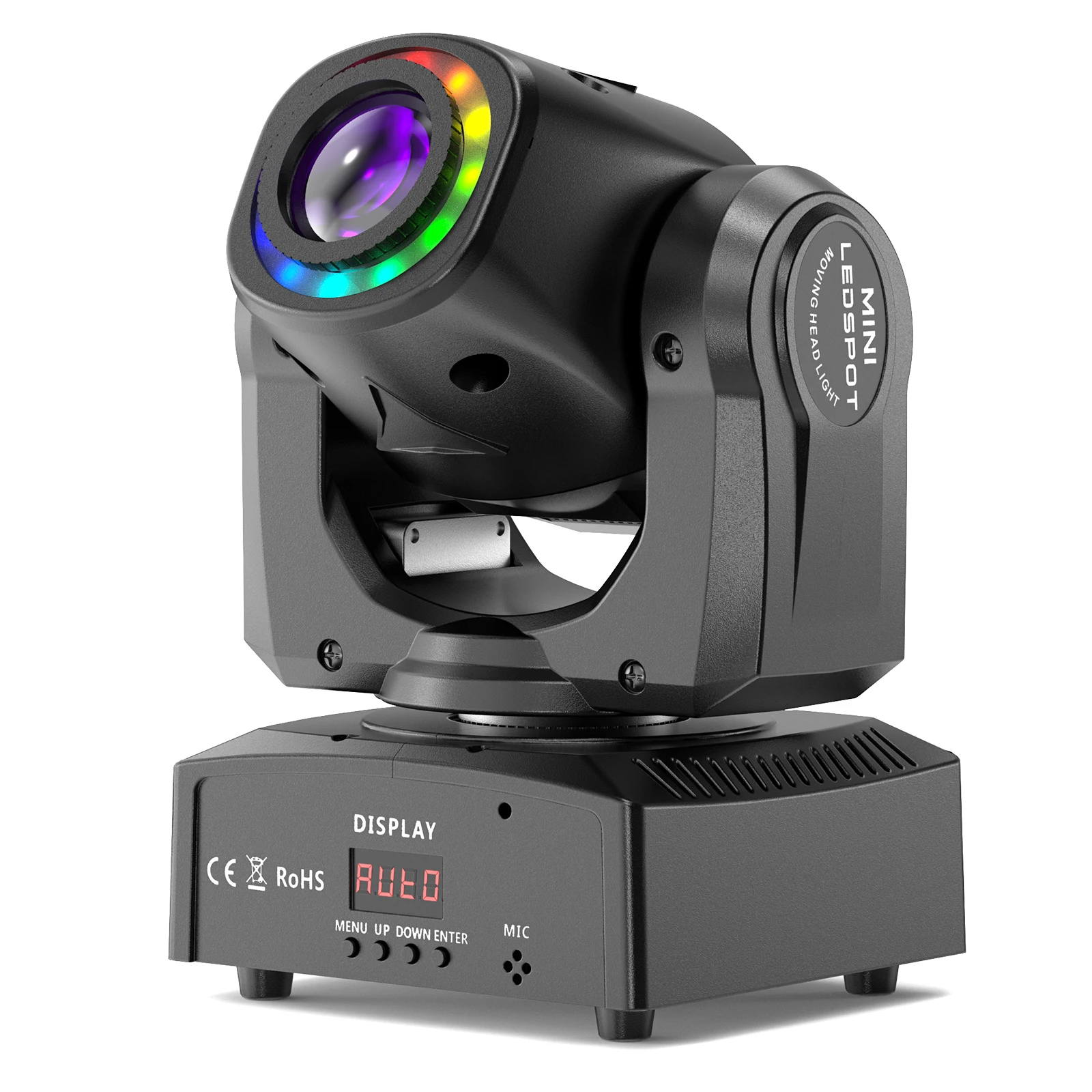 Nitehop 120W LED Beam Moving Head Lights 8 Patterns RGB Stage Lighting Effect DMX512 For DJ Disco Party Nightclub Show Wedding Bar