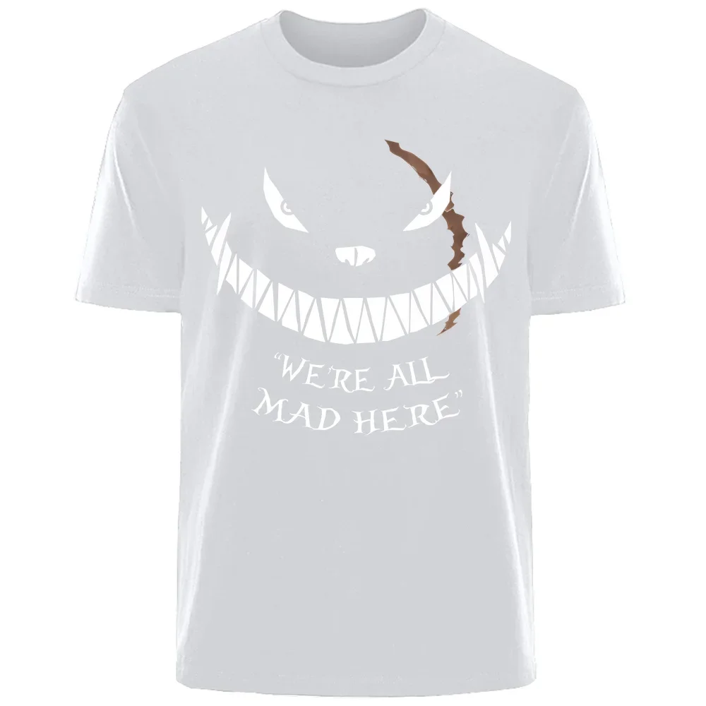 thumbnail image 1 of Camiseta de algodón 100 % transpirable de alta calidad con estampado divertido de carita sonriente de hip hop para hombre, ropa informal de moda urbana para hombre, 1 of 4