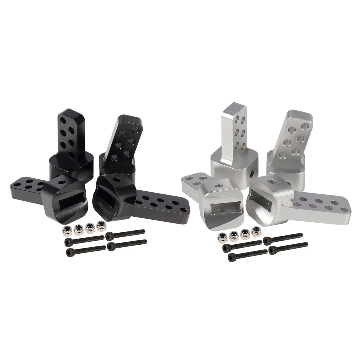 XUBOR Kit De Amortiguadores De Aluminio Para Traxxas Slash 4X4 1/10 RC, Mejora La Suspensión Y El Manejo, Repuesto Resistente Y Fácil De Instalar