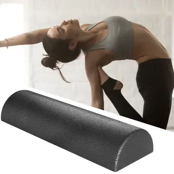 Half Round Yoga Column Roller Tool Muscle Relaxation Balance Training Roller Block Foam Massage Roller Stick for Pilates Sport