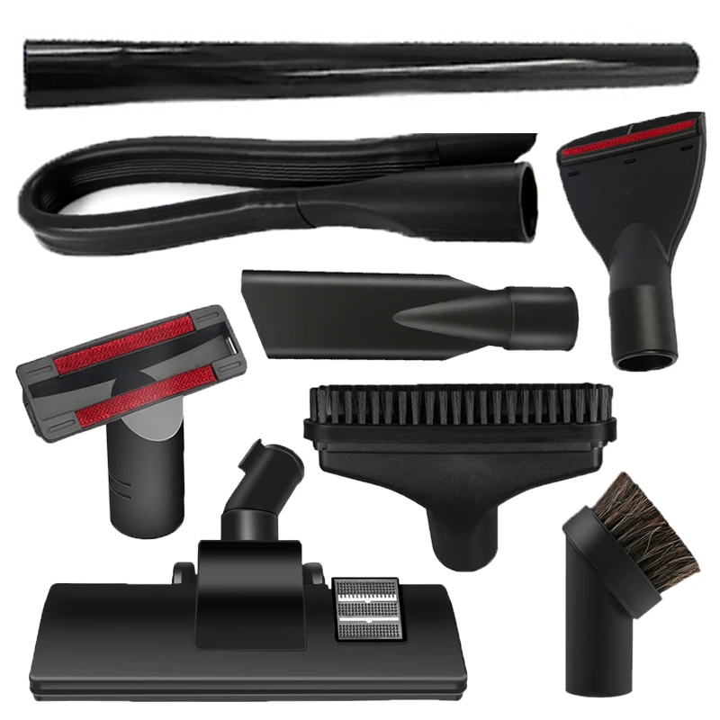 

32MM35MMChange joint vacuum cleaner parts mattress gap turning brush head carpet dust removal brush head 5-in-1 set suitable for