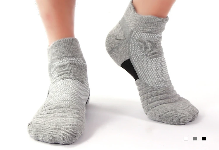 Herr sportsockor för löpning och basket höst vinter_voghion.com