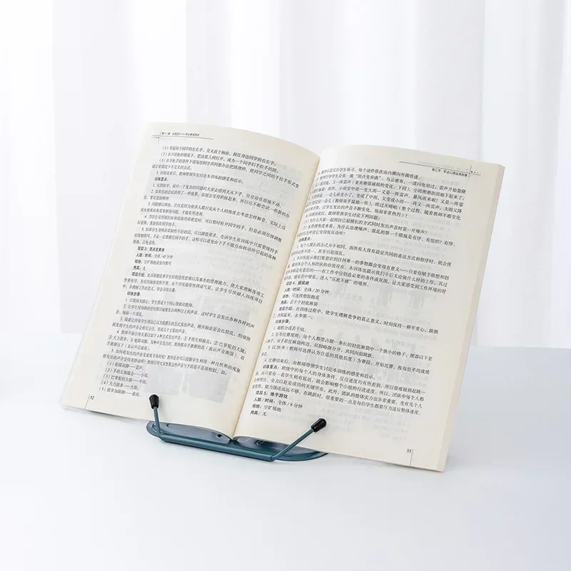 Portable Book Holder Adjustable Reading Rest Recipe Cookbook Stand Cell Phone Stand for Cookbook Textbook Tablet Holder reading stand book holder book stand