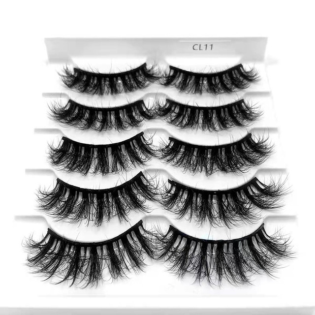 Pairs 3d mink hair false eyelashes natural Long Eye Lashes Wispy Makeup Extension Tools sexy mink eyelashes eye lashes cilios