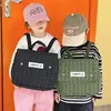 Korea Style Kids Backpack for Boys Girls Fashionable Letter Carrying Backpack Kids School Bags Autumn Winter Kid Bag 1
