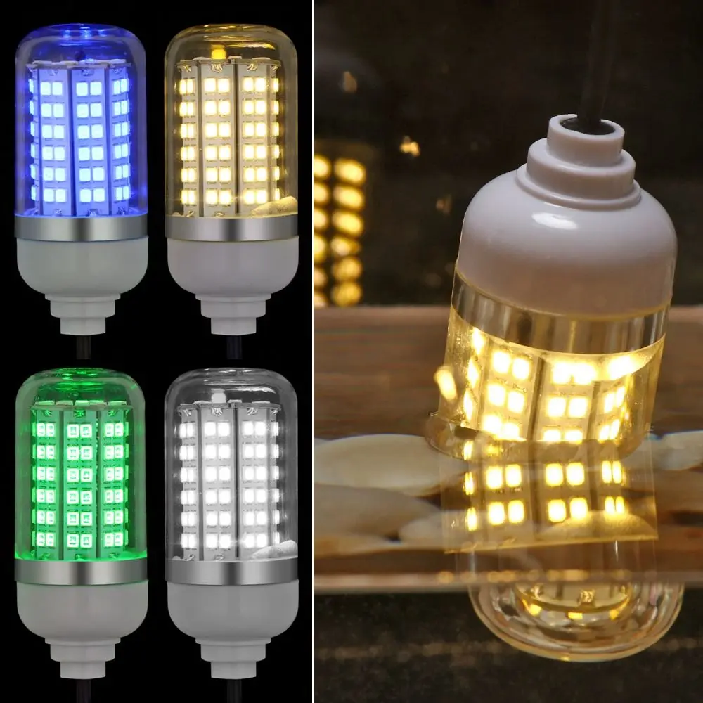 

IP68 Squid Krill 12V Lures Fish Finder Lamp Attracts Fishing Lamps 108Pcs 2835 LED Fishing Light