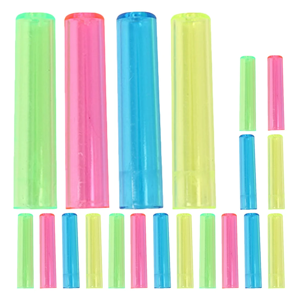 

230 Pcs Pencil Case Tips Plastic Cover Wooden Cap Caps for Office Protective Covers