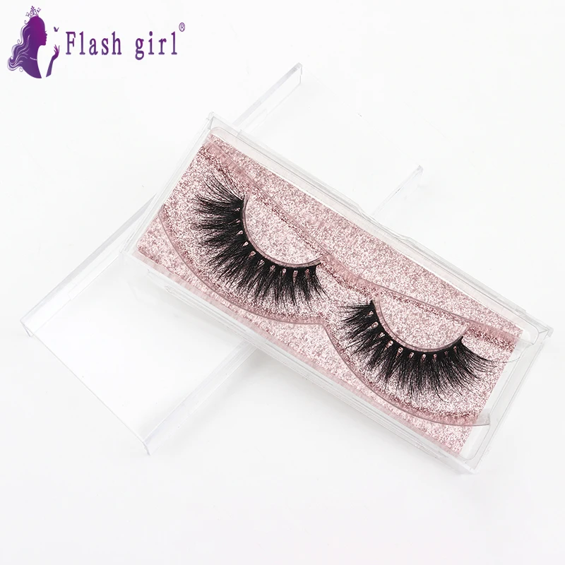 

Flash girl\100% Real Mink\Fur Lash\Package\Acrylic Eyelash\OEM\Custom Logo Packaging\Private label\Custom\3D633 False Eyelash