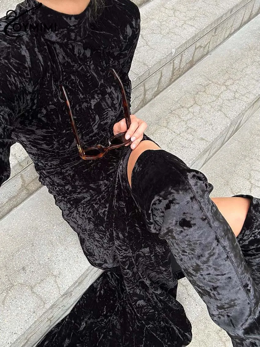 Рисунок 5 - Модные черные облегающие платья Oymimi для женщин