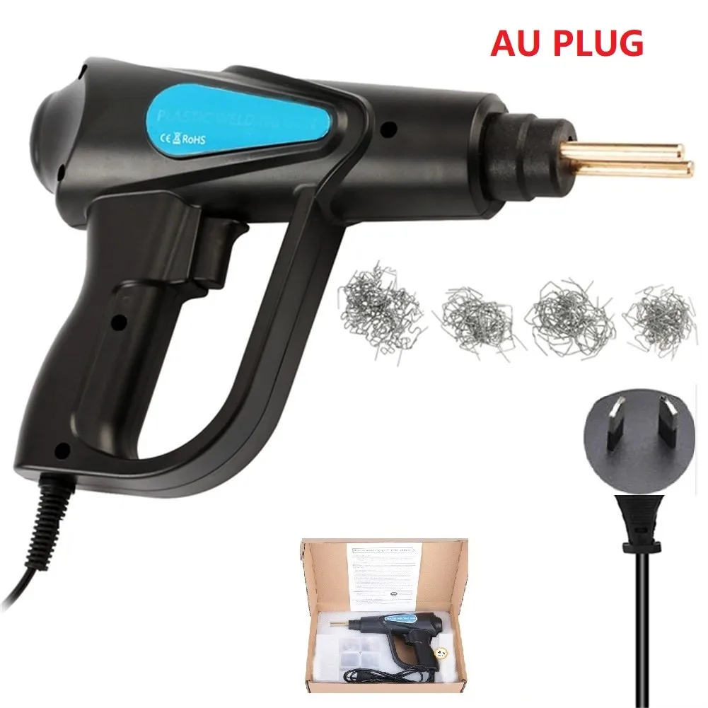 plastic welder stapler 70W Hot Stapler Plastic Welding Machine Equipment Auto Car Plastic Bumper Repair Tool Kit EU/ US/ AU/ UK 4 Plug Welder Gun electric solder