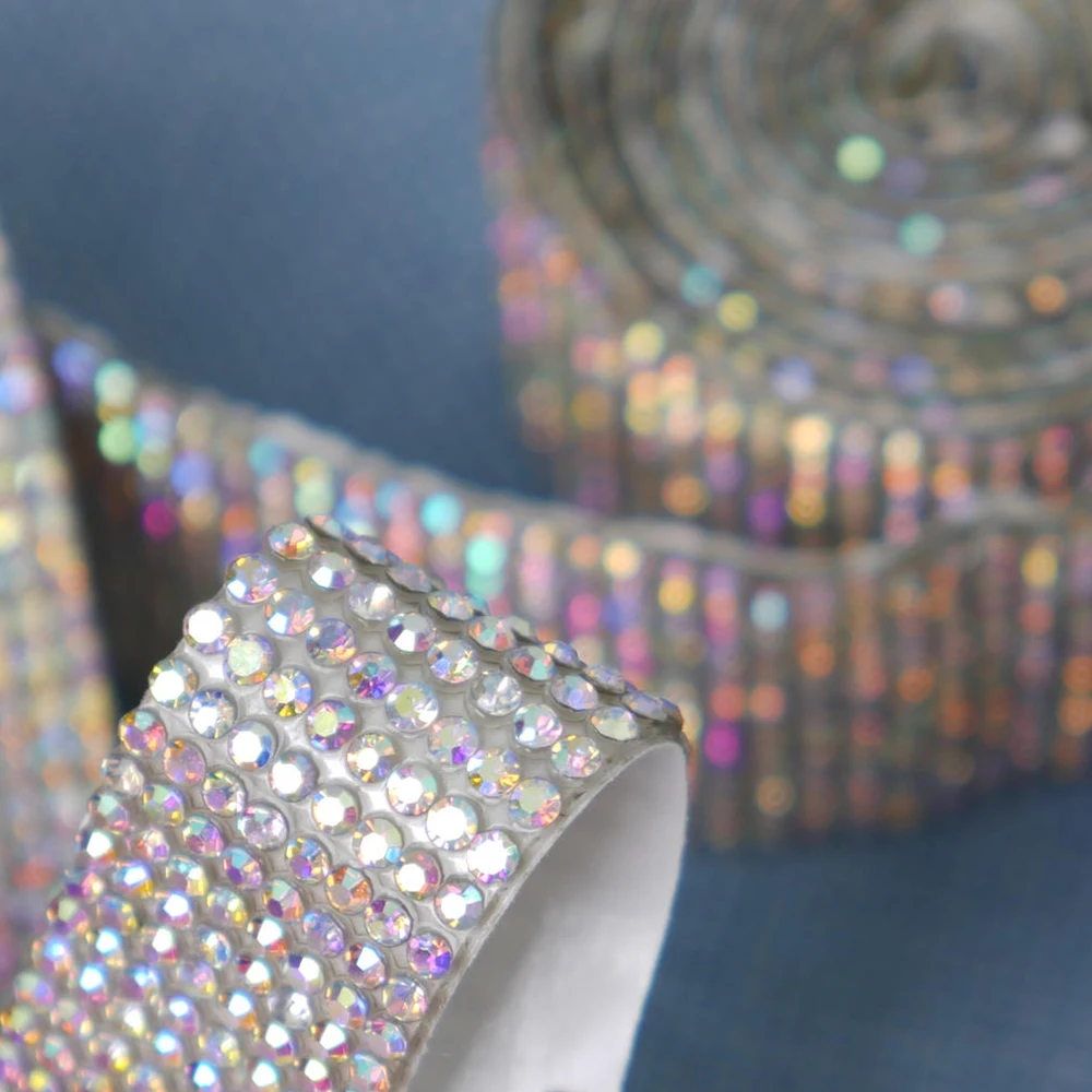 Самоклеящаяся кристаллическая стразы, наклейка, алмазная лента ...