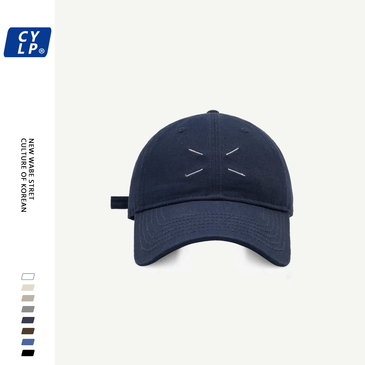 

Cute Embroidery Soft Top Baseball Cap Female Summer Korean College Style All-Matching Peaked Cap