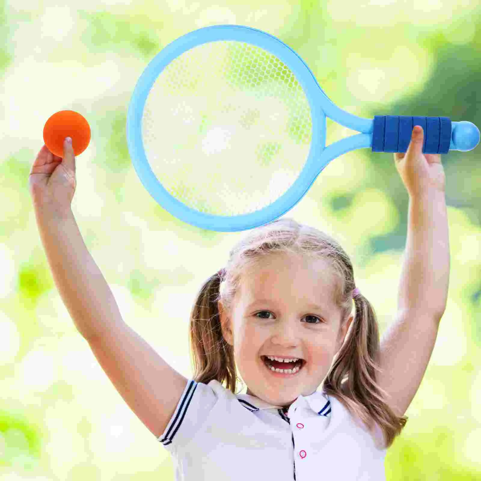 Tennis Racket Scalable Badminton Mini Small Racquet Prop for Kids Sport Rackets Toy