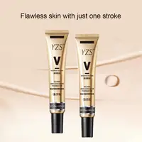 Concealer Foundation Cream Waterproof Long Lasting Deep Complexion Dark Circles Acne Marks Cover Spots Moisturize Face Makeup 2