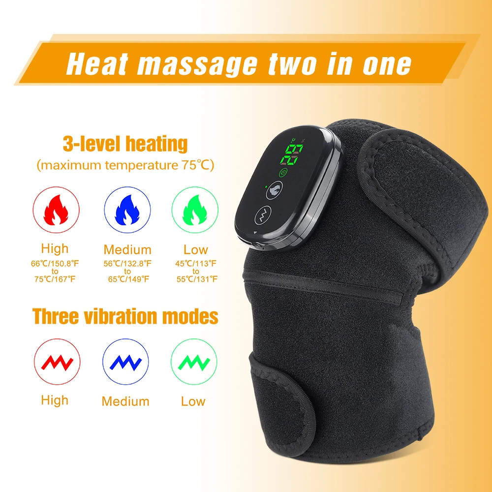 Heating Shoulder Massage Wrap Belt Arthritis Relief Pain Infrared Therapy  Elbow Neck And Back Body Vibration Electric Massager - AliExpress