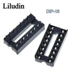 Assorted Pack of 10 High-Quality IC Socket Connectors (Various Pin Configurations) - 10 Pcs (DIP-16)