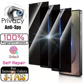 Auto Riparazione 100% Sblocco Pellicola Privacy Protezione Dello Schermo Per Samsung Galaxy S25 Ultra S24 S23 S22 S20 Plus S21 Nota 20 S10 5G Bordo