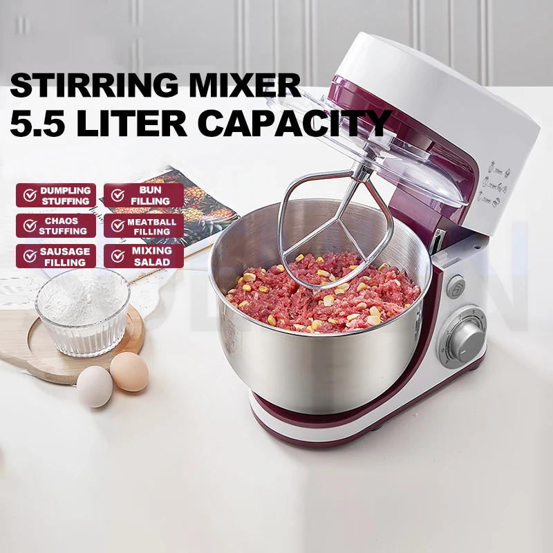 10L Stand Mixer Electric Kitchen Mixer Food Processor Dough Kneading Machine Kneader Kitchen Appliances Stir Fried chef's Machin 3