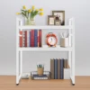 Computer Desktop Bookcase, 2-Tier Multipurpose Countertop Hutch Display Shelf, Adjustable Height Pantry Shelf Spice 1