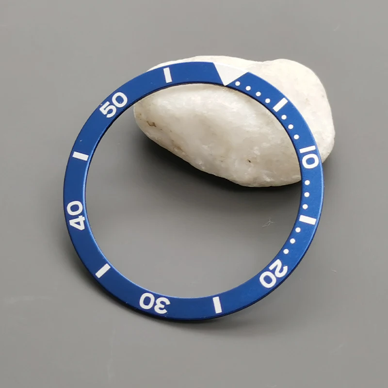 Aluminium Fashion Flat Watch Bezel Insert