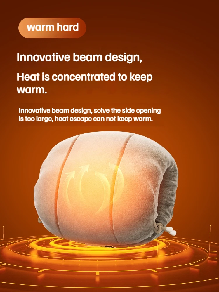 Graphene Hand Warmer Bag Portable Non-Water Heating Bracelet for Outdoor Travel Hiking Winter Power Bank Detachable Warmth