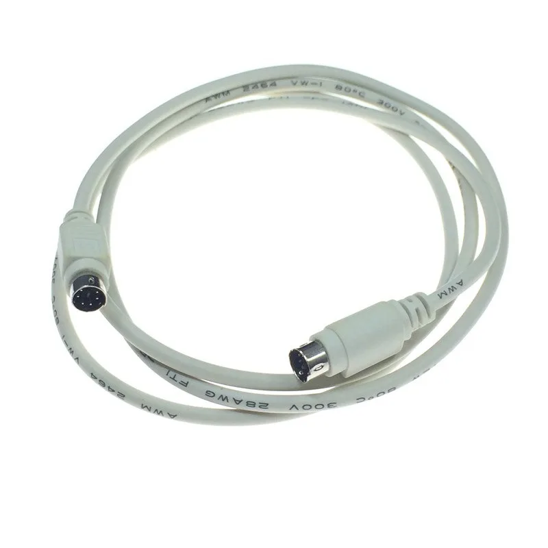 Premium Quality PS/2 Keyboard and Mouse Extension Cable - 6 Pin Connector for Enhanced Connectivity