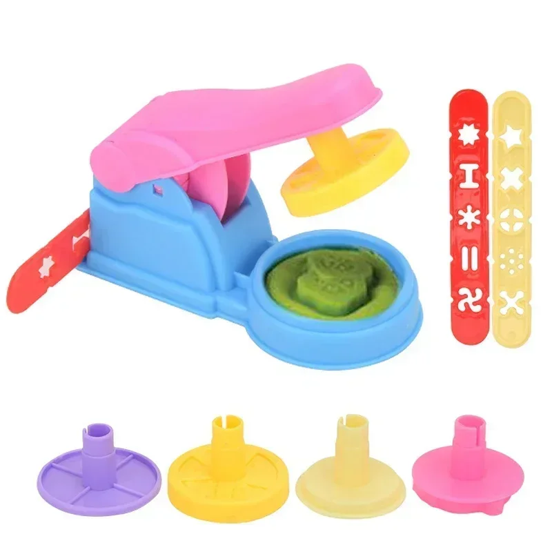 3D Creative Plasticine Mold Modeling Clay Accessories DIY Noodle Play Dough Tool Kit Plastic Set Knife Mold Kids Educational Toy