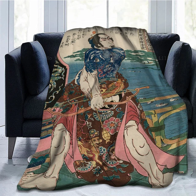 Japanese Samurai Throw: A Symphony of Art and Comfort