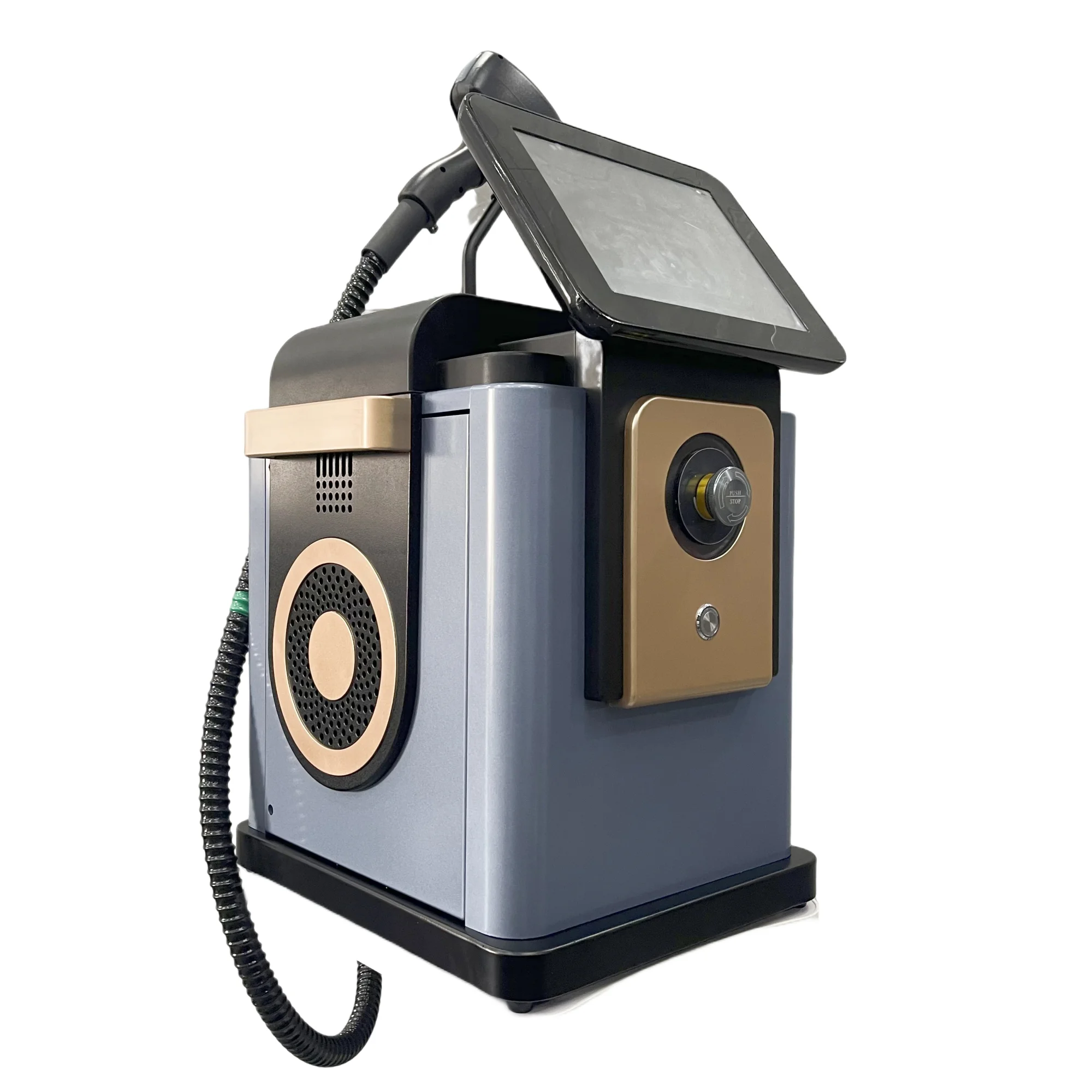 Black Swan Portable Professional 3 Wave Diode Ice Titanium Laser Body Hair Removal Machine 808NM Device 3000w
